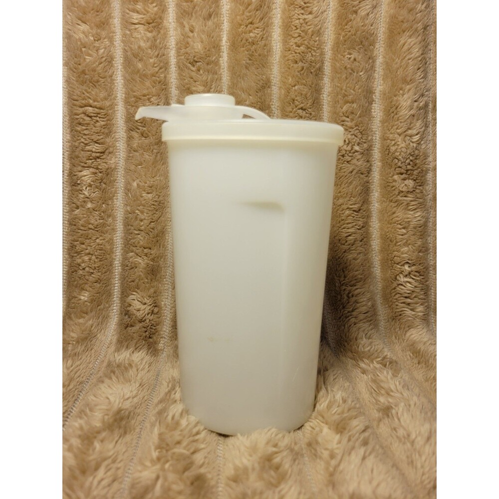 Vintage Tupperware 640-2 Sweet Saver Syrup Honey Dripless Pour Lid Dispenser